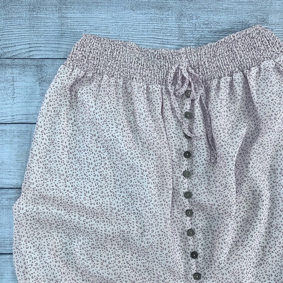 Boutique Brand Cheetah Print Button Down High Waist High Low Hem Maxi Skirt 💗 - Picture 5 of 16